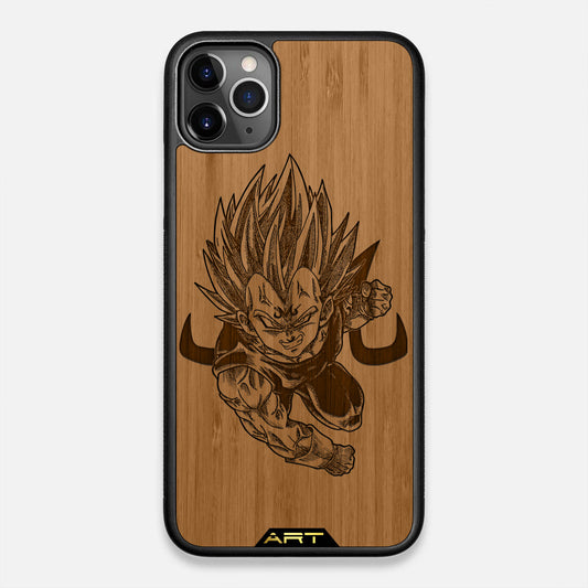 Majin Vegeta Bambú Grabado
